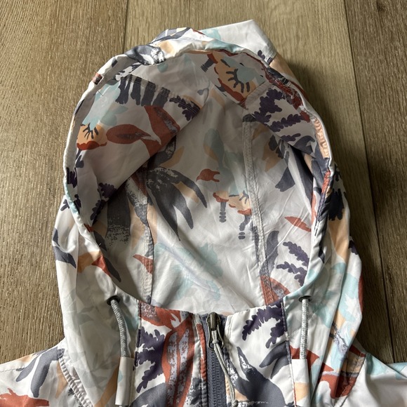 Columbia Womens Size Medium Side Hill Magnolia Floral Printed Windbreaker Jacket - Picture 8 of 13